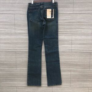 Gap Stretch Bootcut Jeans Womens 4 Long Dark Wash Denim Blue 4L New
